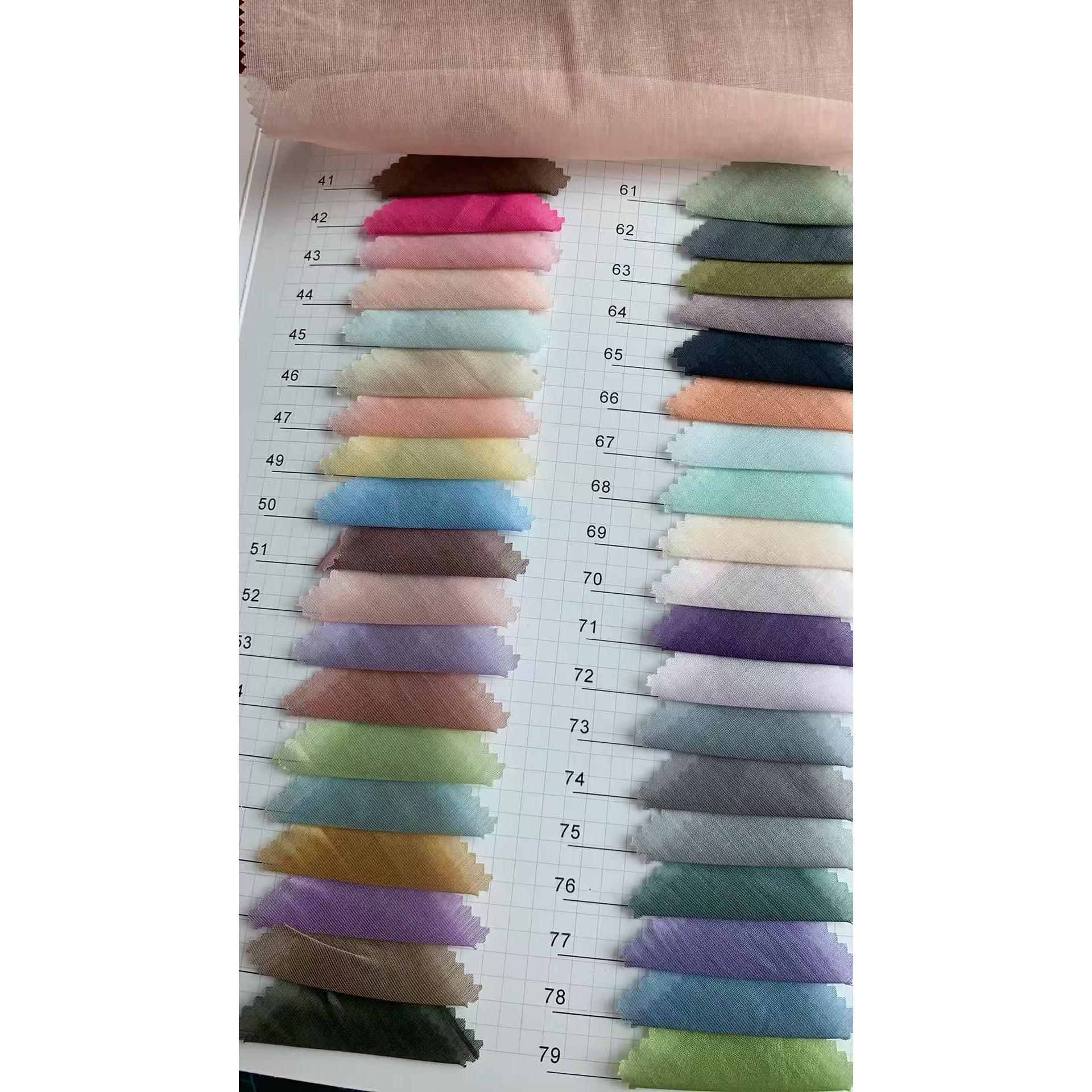 Polyester Tencel Curved-Yarn Fabric 色卡图 8