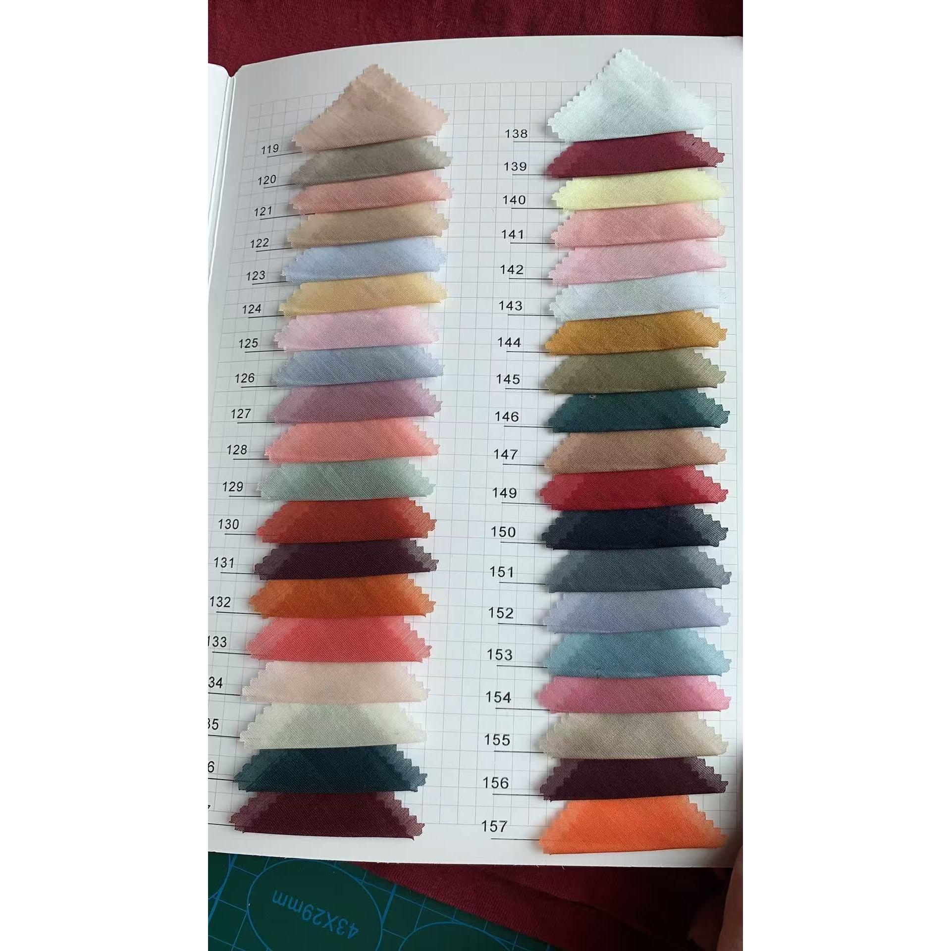 Polyester Tencel Curved-Yarn Fabric 色卡图 10