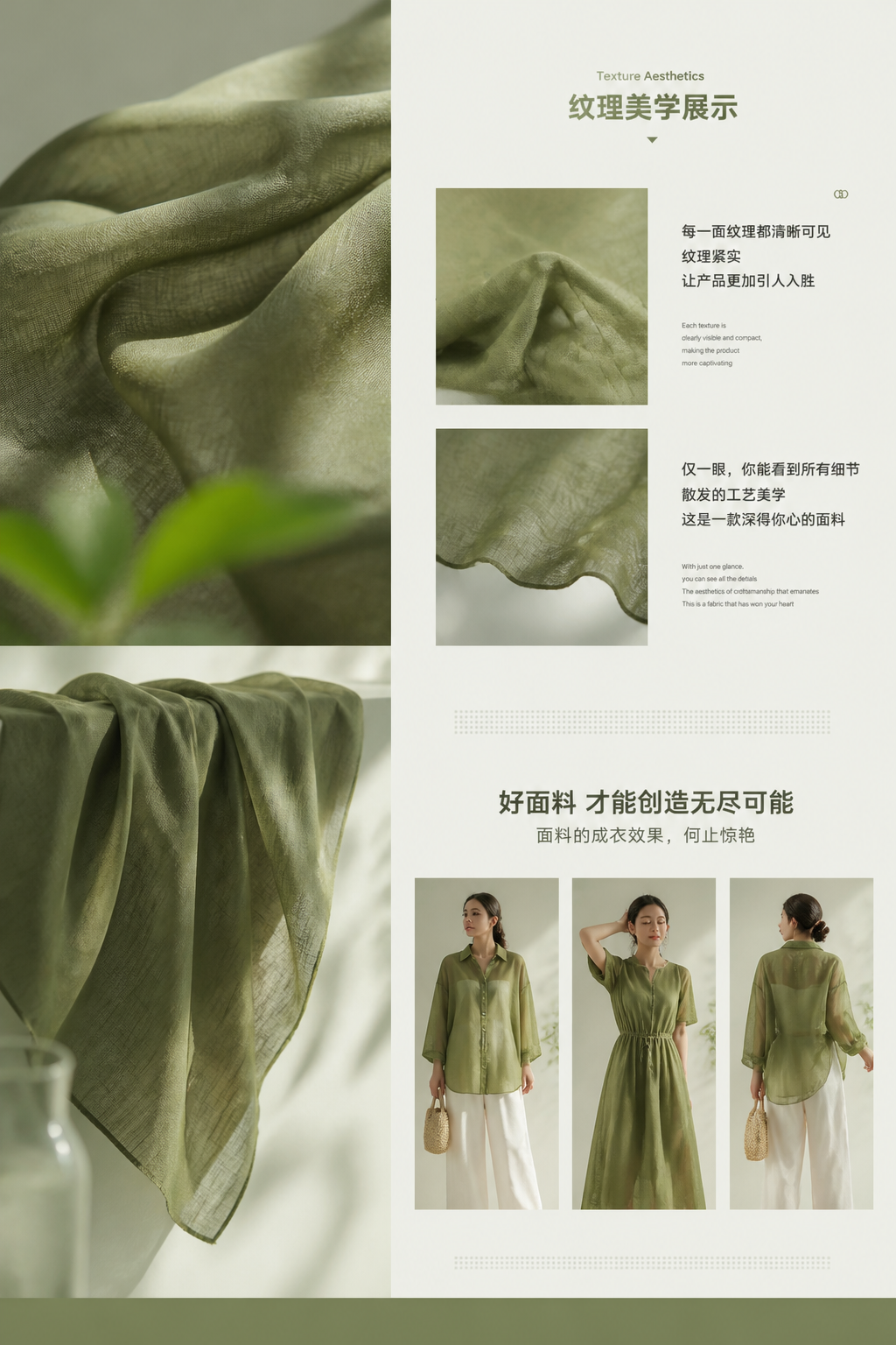 Polyester Tencel Curved-Yarn Fabric 产品图片 6
