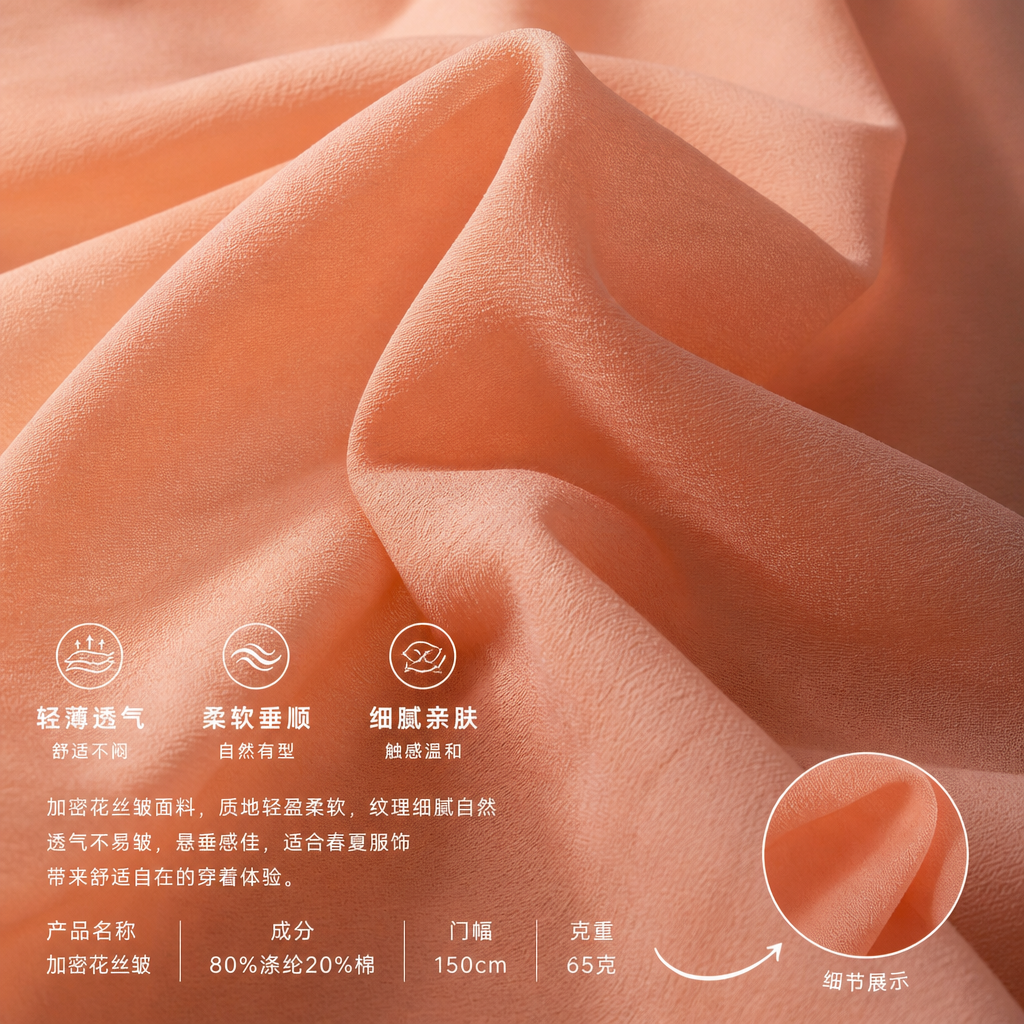 Textured Crinkle Fabric 产品图片 5