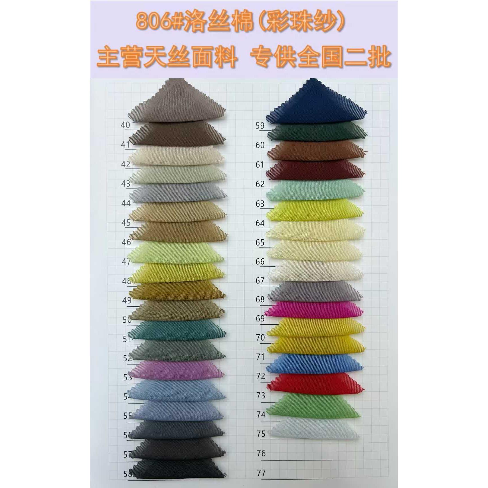 Luoshi Cotton-Feel Bead Yarn 色卡图 4