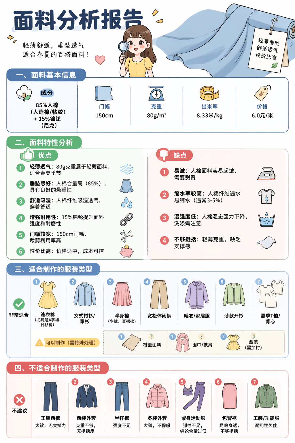 Xizhima Single-Filament Horizontal Stripe 产品图片 3