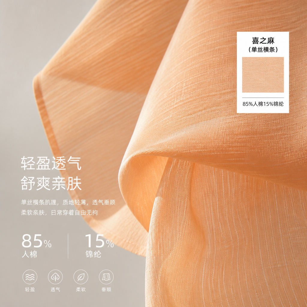 Xizhima Single-Filament Horizontal Stripe 产品图片 6