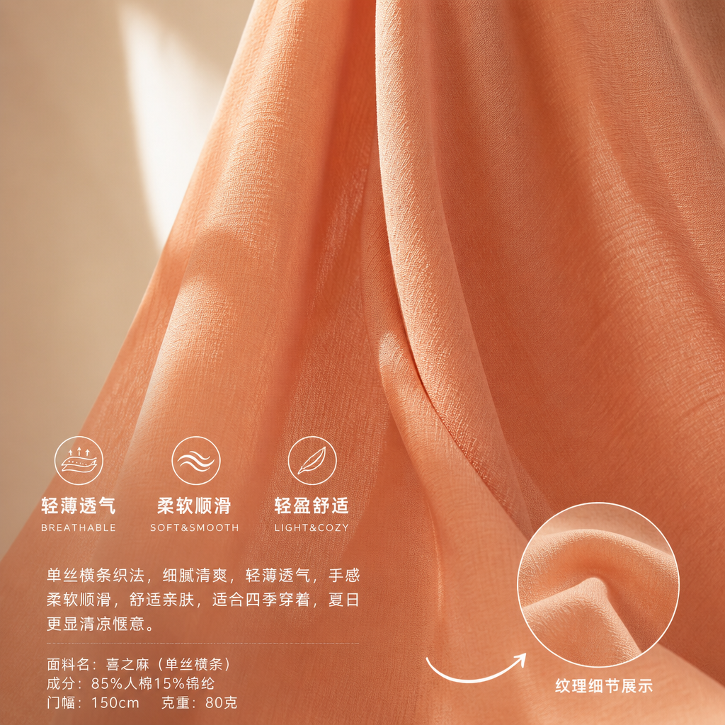 Xizhima Single-Filament Horizontal Stripe 产品图片 7
