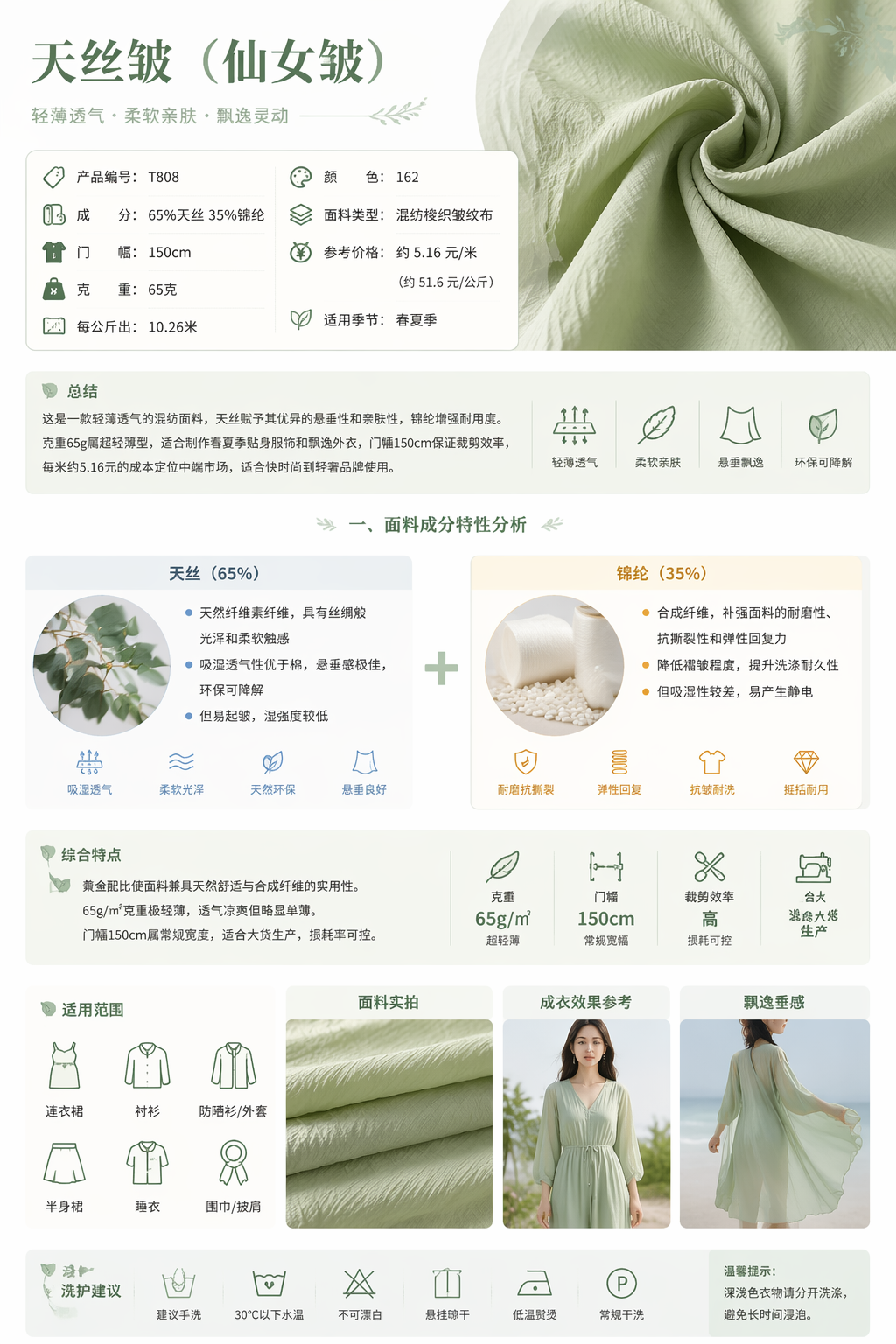 Tencel Soft Crinkle 产品图片 2