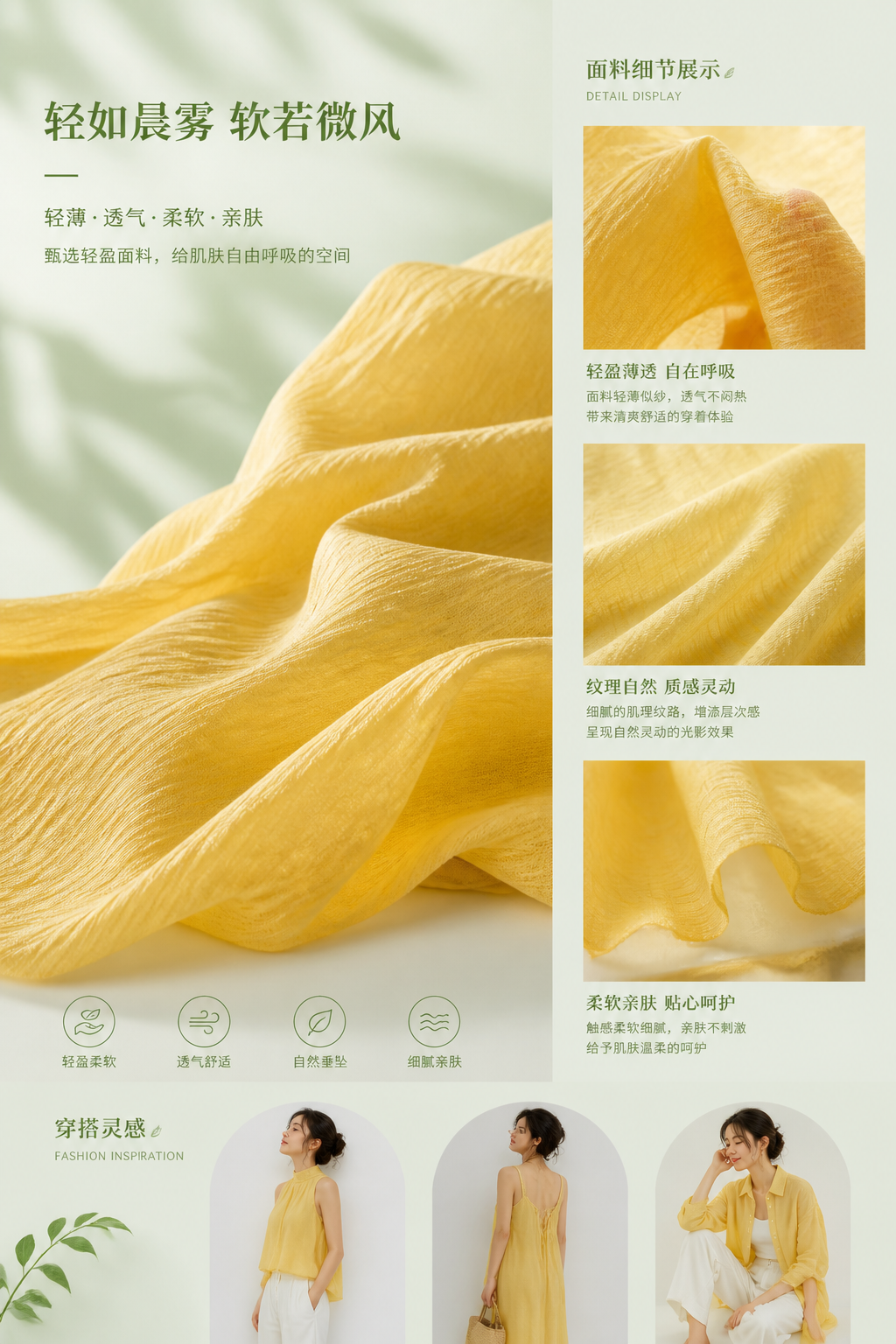 Tencel Soft Crinkle 产品图片 6