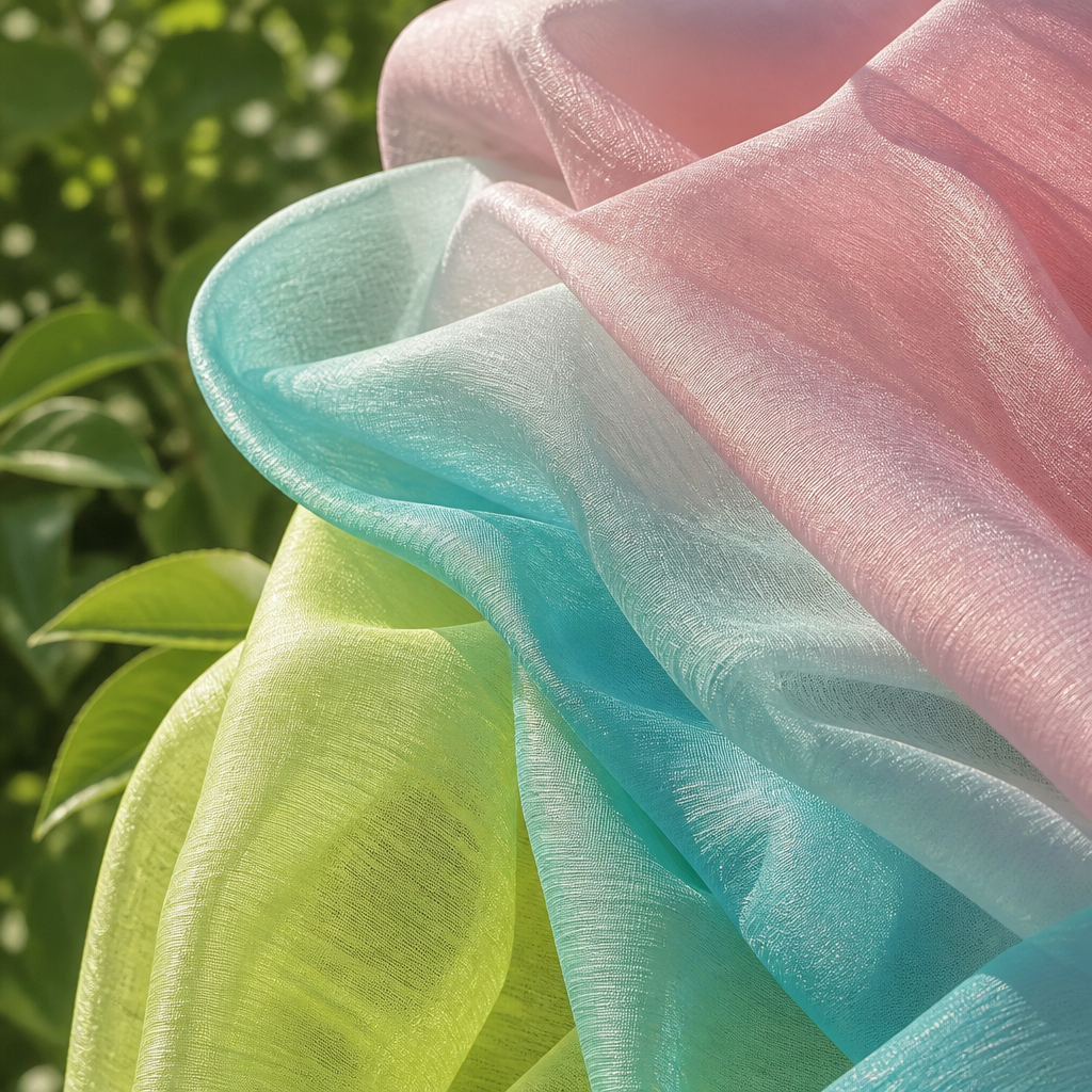 Lurex Linen-Look Fabric 色卡图 1