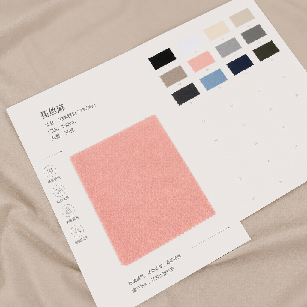 Lurex Linen-Look Fabric 产品图片 6