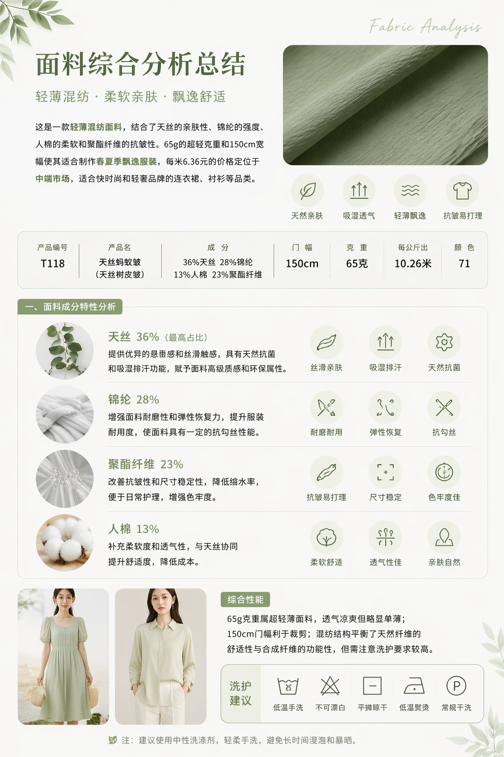天丝蚂蚁皱 （天丝树皮皱） 产品图片 2