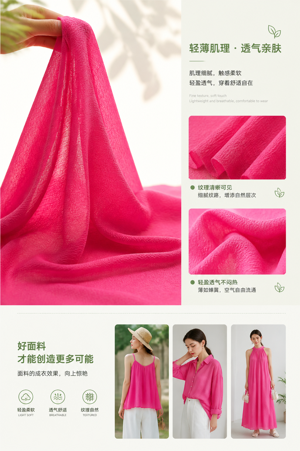天丝蚂蚁皱 （天丝树皮皱） 产品图片 6