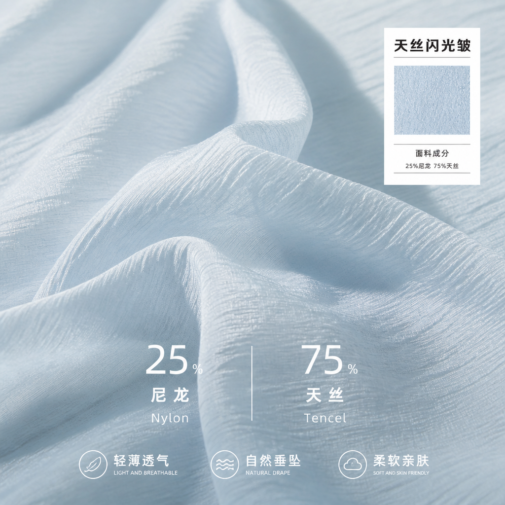 天丝闪光皱 产品图片 4