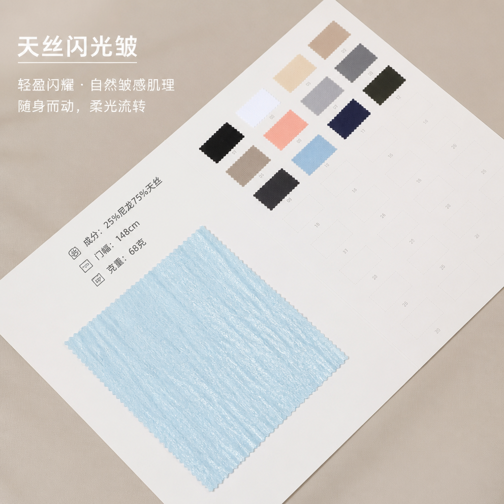 天丝闪光皱 产品图片 6