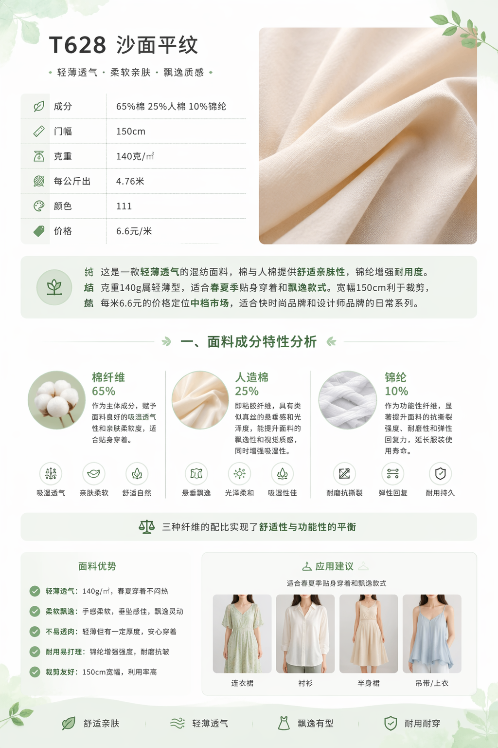 沙面平纹 产品图片 2